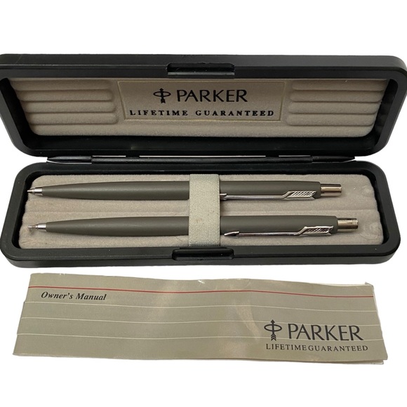 Parker | Other | Vintage 989 Parker Ballpoint Pen Mechanical Pencil ...
